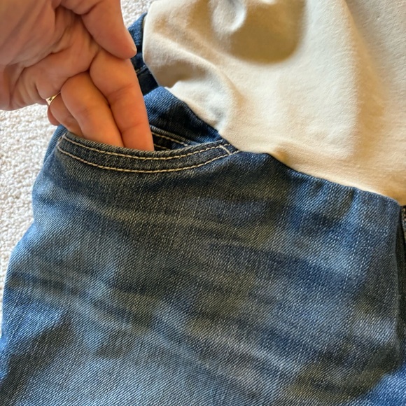 Indigo Blue maternity jean shorts - Picture 2 of 5